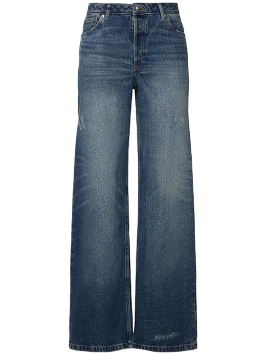 A.P.C.: Elisabeth mid rise wide jeans - Blue - women_0 | Luisa Via Roma