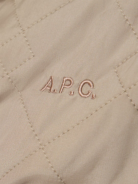 A.P.C.: Joseph quilted jacket - Beige - women_4 | Luisa Via Roma