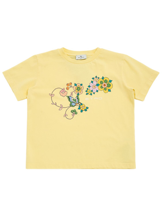 Etro: ジャージーTシャツ - kids-girls_0 | Luisa Via Roma