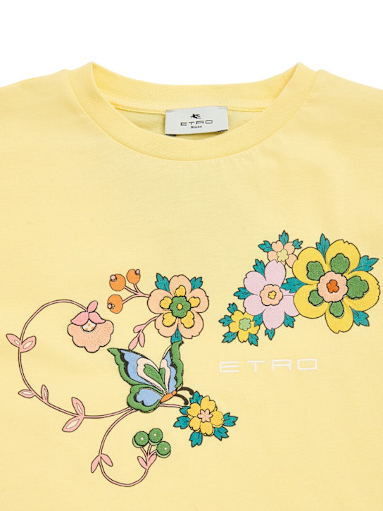 Etro: ジャージーTシャツ - kids-girls_1 | Luisa Via Roma