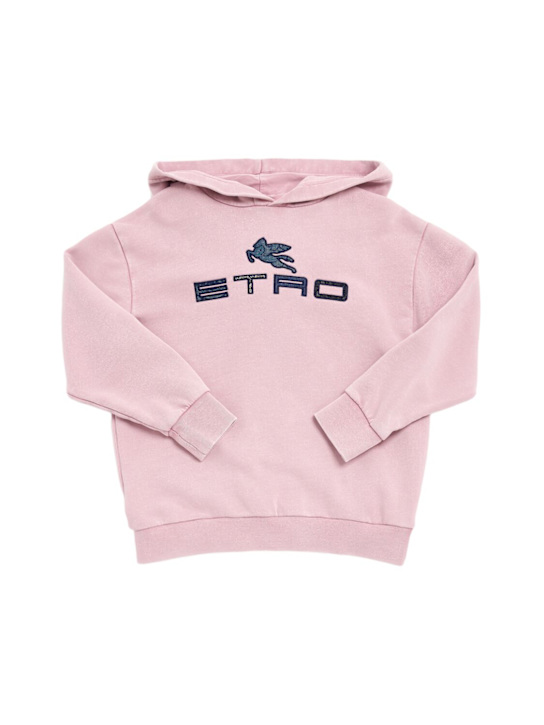 Etro: コットンスウェットフーディー - kids-boys_0 | Luisa Via Roma