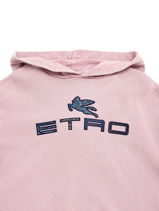 Etro: コットンスウェットフーディー - kids-boys_1 | Luisa Via Roma