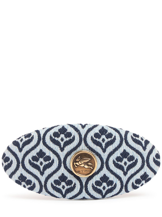 Etro: Fiorellini jacquard hairclip - women_0 | Luisa Via Roma