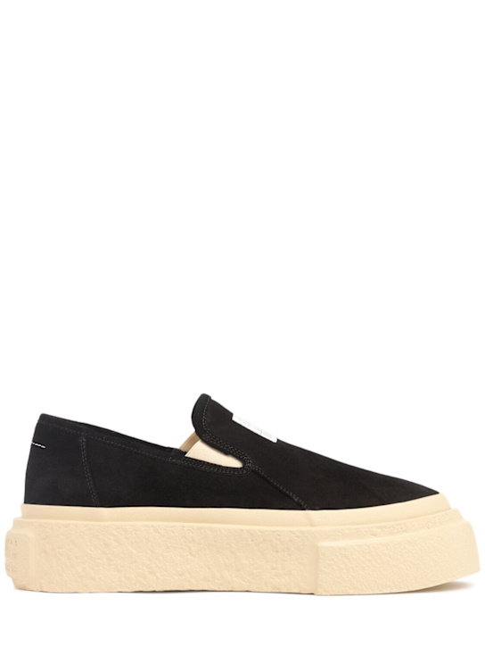 MM6 Maison Margiela: MM6 slip-on sneakers - men_0 | Luisa Via Roma