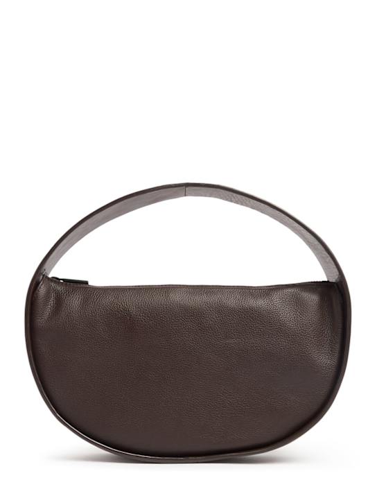 St. Agni: Petite Arc woven leather shoulder bag - women_0 | Luisa Via Roma