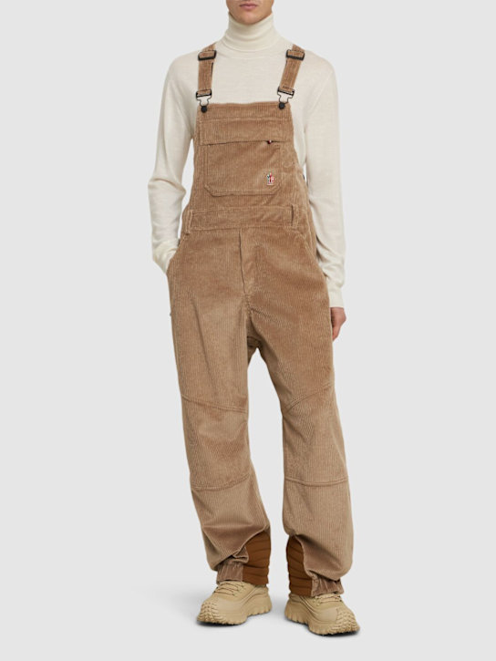 Moncler Grenoble: Tech corduroy ski pants - men_1 | Luisa Via Roma