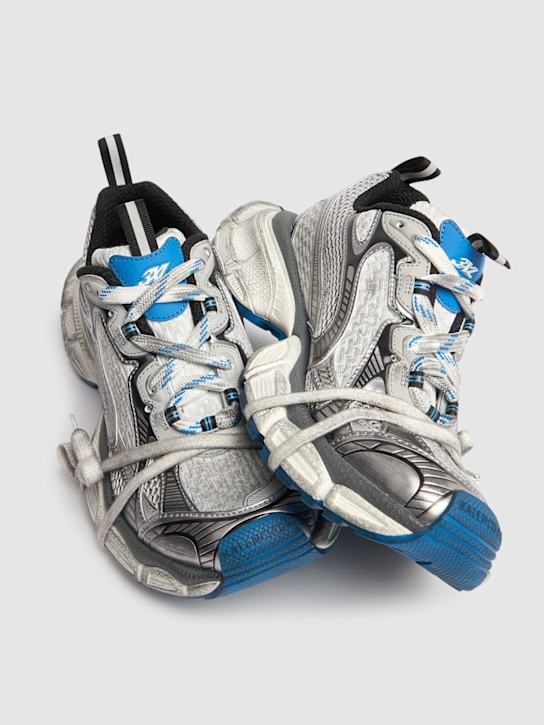 Balenciaga: 3XL运动鞋 - Grey/White/Blue - men_2 | Luisa Via Roma