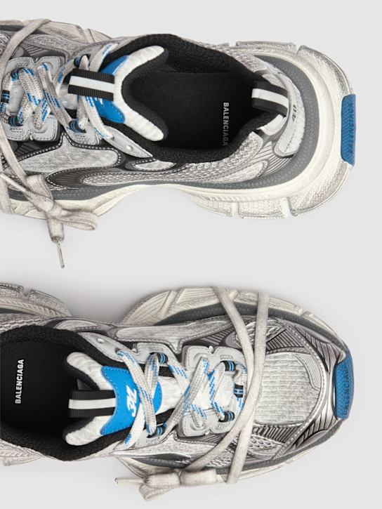 Balenciaga: 3XL运动鞋 - Grey/White/Blue - men_3 | Luisa Via Roma