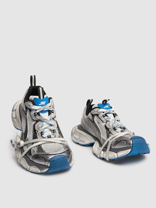 Balenciaga: 3XL运动鞋 - Grey/White/Blue - men_4 | Luisa Via Roma