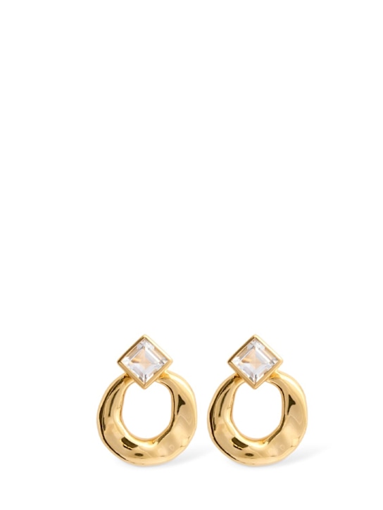 Nina Gordon: Link Topaz stud earrings - women_0 | Luisa Via Roma