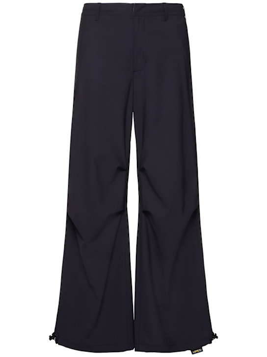 ASPESI: Relaxed wool blend pants - men_0 | Luisa Via Roma