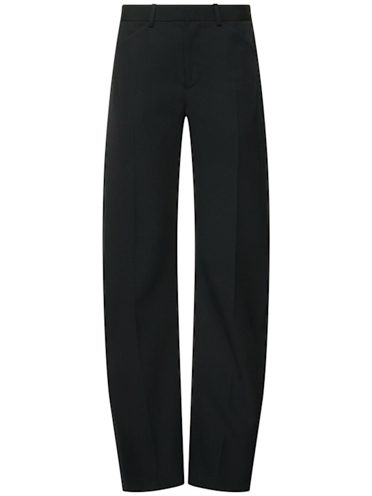 Alexander Wang: Mid rise bowed pants - Black - women_0 | Luisa Via Roma