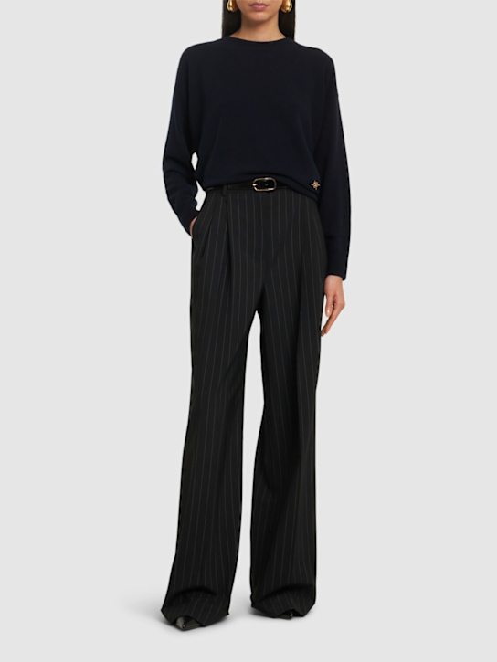 Versace: Icon wool blend sweater - women_1 | Luisa Via Roma