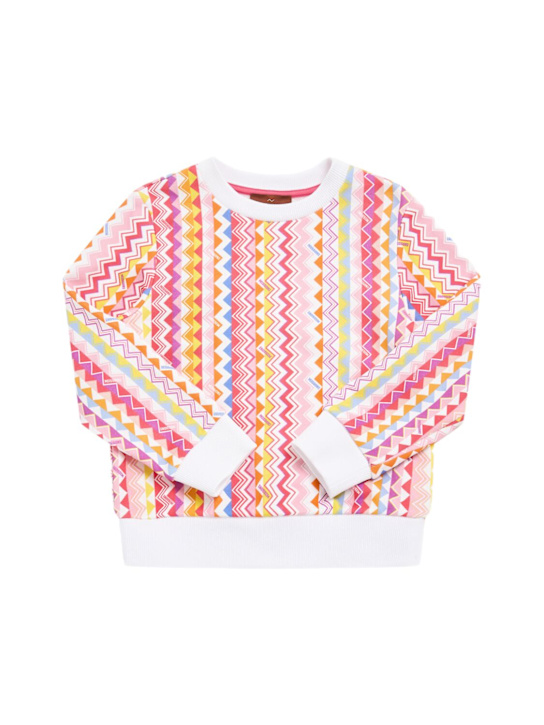 Missoni: コットンスウェットシャツ - kids-girls_0 | Luisa Via Roma
