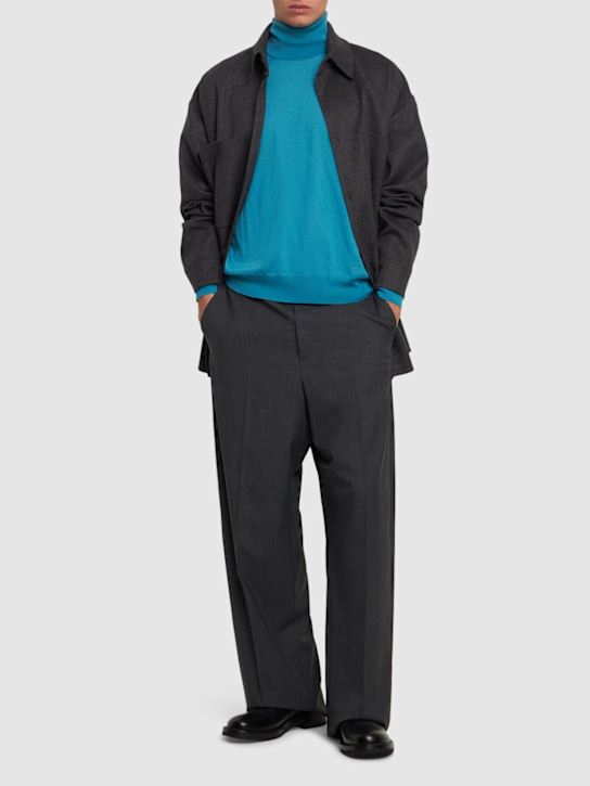 Valentino: Turtleneck wool sweater - men_1 | Luisa Via Roma