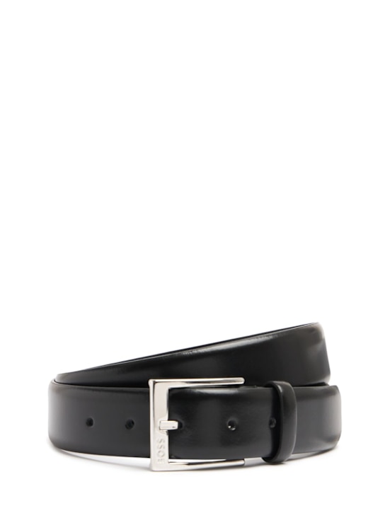 Boss: 35mm Elloy leather belt - men_0 | Luisa Via Roma