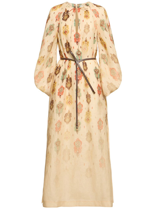 Wylie linen midi dress - Thumbnail 1