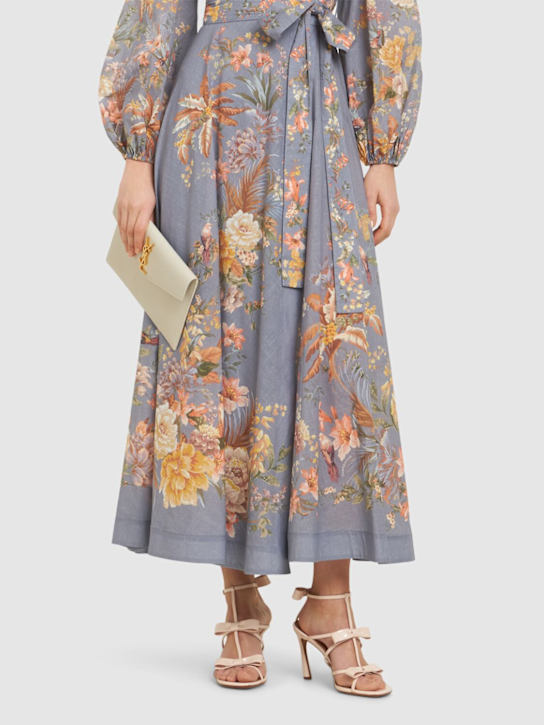 Zimmermann: Sandali Tux in pelle verniciata 85mm - Rosa - women_1 | Luisa Via Roma