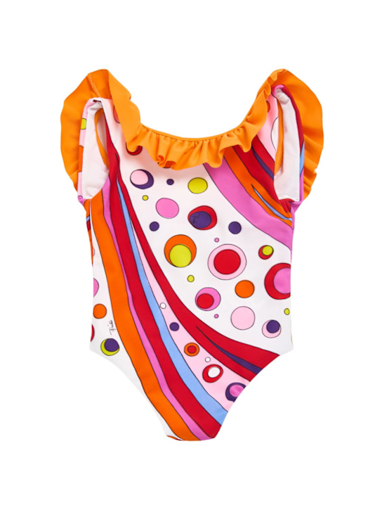 Pucci: Costume intero in lycra stampata - kids-girls_0 | Luisa Via Roma