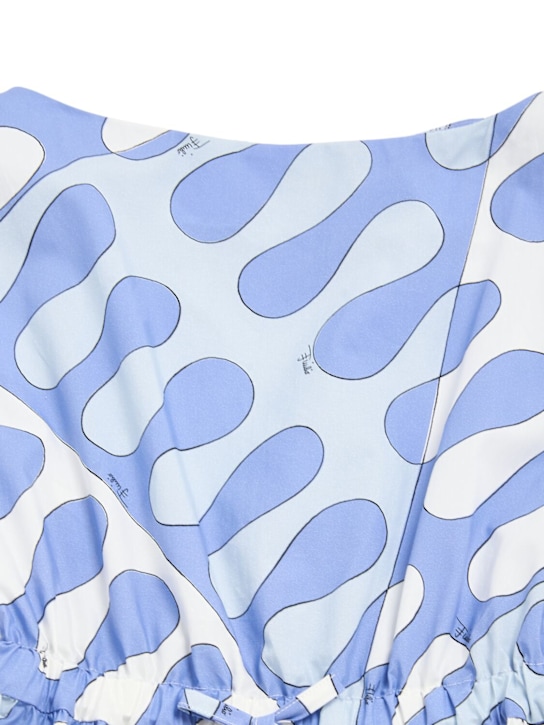 Pucci: Vestito in popeline di cotone stampato - kids-girls_1 | Luisa Via Roma