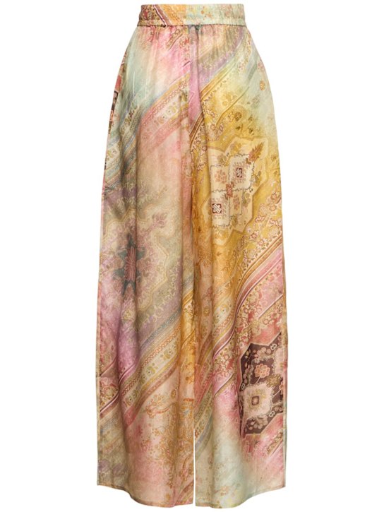 Zimmermann: Tallow休闲真丝阔腿裤 - 多色 - women_3 | Luisa Via Roma