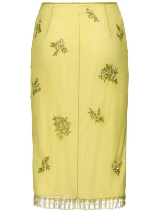 Falda de tul con cuentas - Blumarine - Mujer  | Luisaviaroma