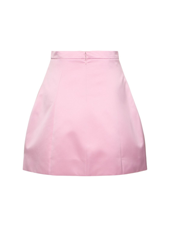 Blumarine: Duchesse mini skirt - Pink - women_3 | Luisa Via Roma