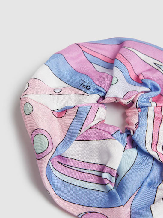 Pucci: Scrunchie in jersey di viscosa stampato - kids-girls_1 | Luisa Via Roma