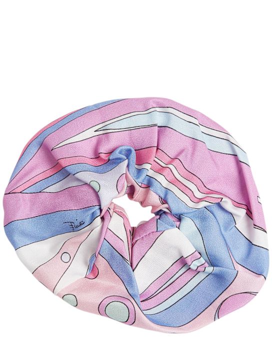 Pucci: Scrunchie in jersey di viscosa stampato - kids-girls_0 | Luisa Via Roma