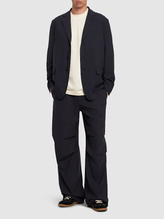 ASPESI: Single breast wool blend jacket - men_1 | Luisa Via Roma