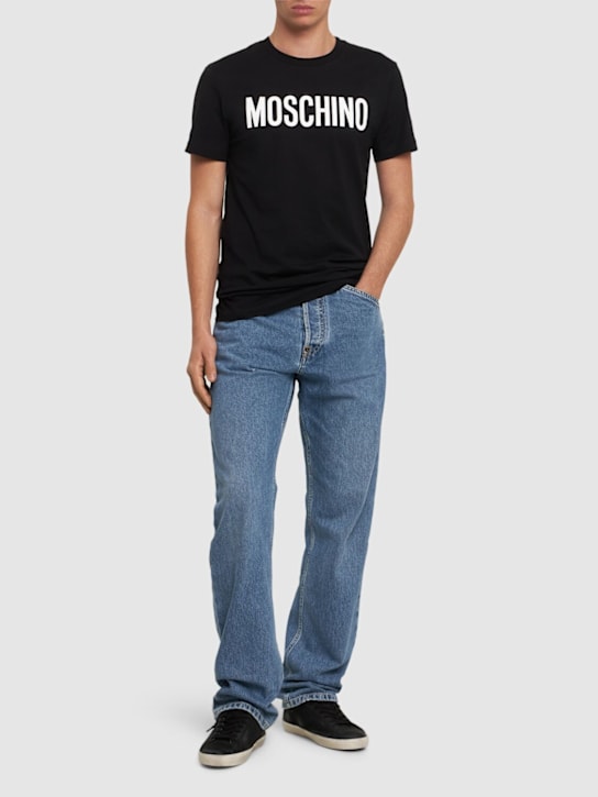 Moschino: Institutional t-shirt - men_1 | Luisa Via Roma