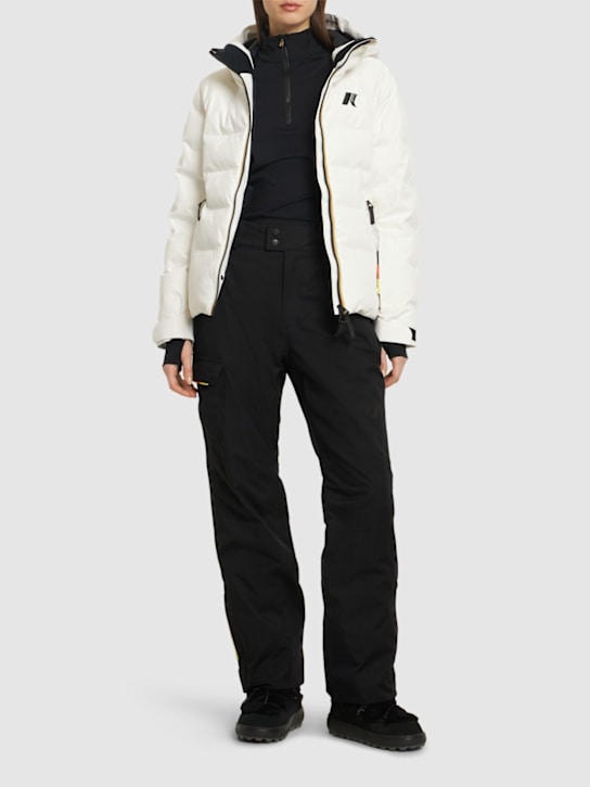 K-Way: Avrieux micro twill 2-layer pants - Black Pure - women_1 | Luisa Via Roma