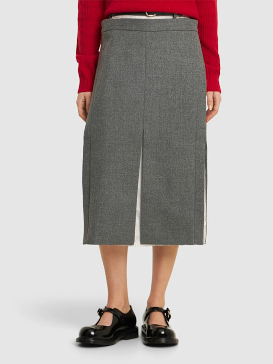 Moschino: 40mm Leather Mary Jane heels - women_1 | Luisa Via Roma