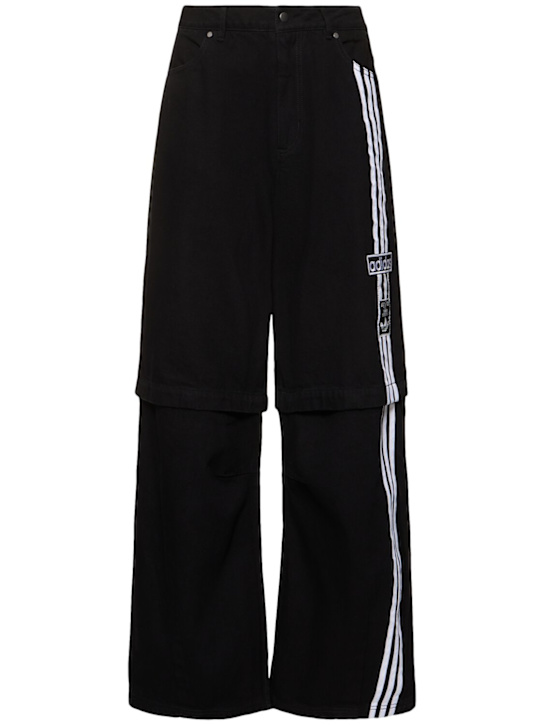 Denim cargo pants