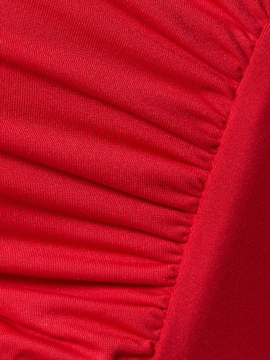 Magda Butrym: Jersey halter neck bikini top - Red - women_3 | Luisa Via Roma