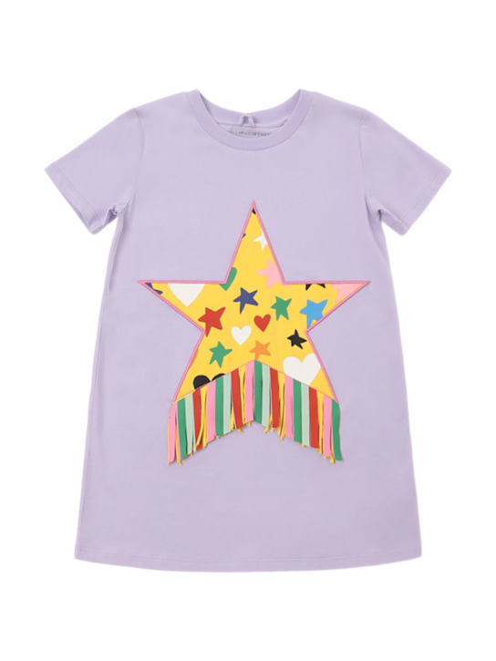 Stella McCartney Kids: コットンジャージーワンピース - kids-girls_0 | Luisa Via Roma