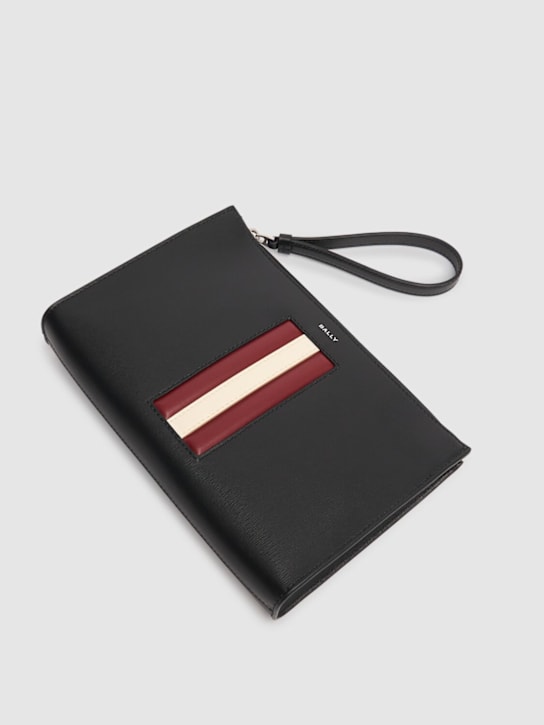 Bally: Leather pouch - men_1 | Luisa Via Roma
