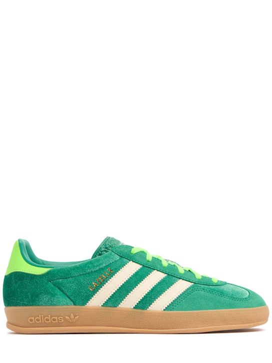 adidas Originals: Sneakers Gazelle Indoor - Court Green - women_0 | Luisa Via Roma