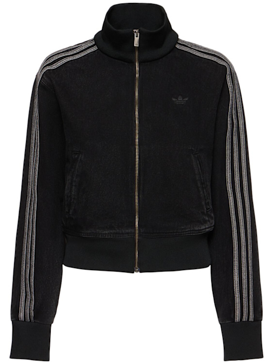 adidas Originals: Denim track top - women_0 | Luisa Via Roma