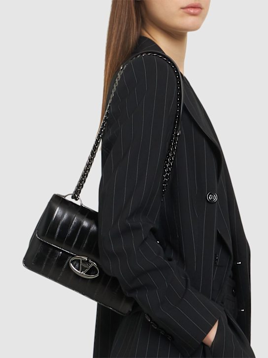Small chain 1 leather shoulder bag - Thumbnail 2