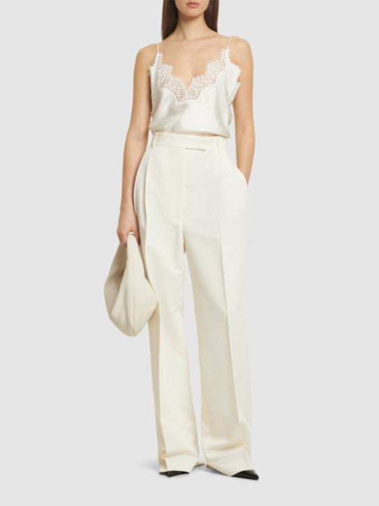 Róhe: Silk lace camisole top - women_1 | Luisa Via Roma