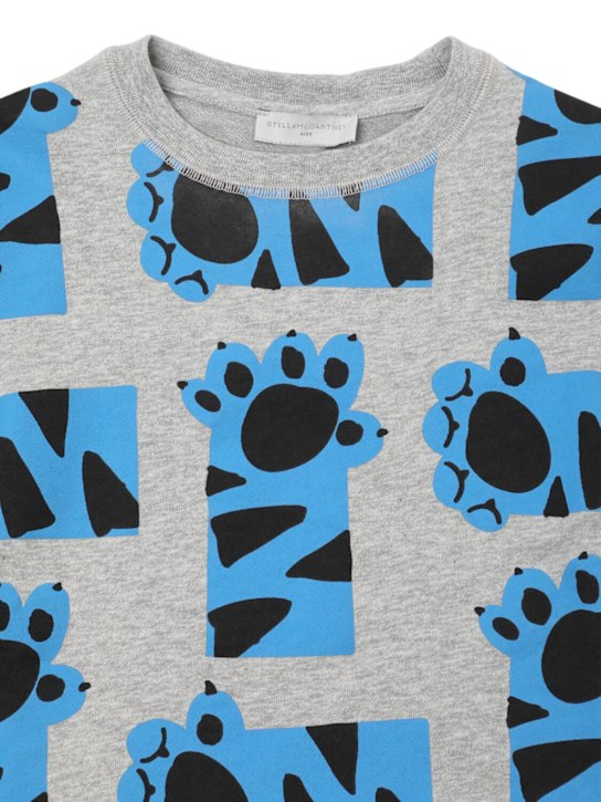 Stella McCartney Kids: コットンスウェットシャツ＆ショートパンツ - kids-boys_1 | Luisa Via Roma