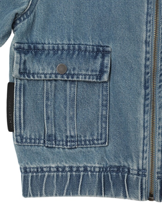 Stella McCartney Kids: コットンデニムボンバージャケット - kids-boys_1 | Luisa Via Roma