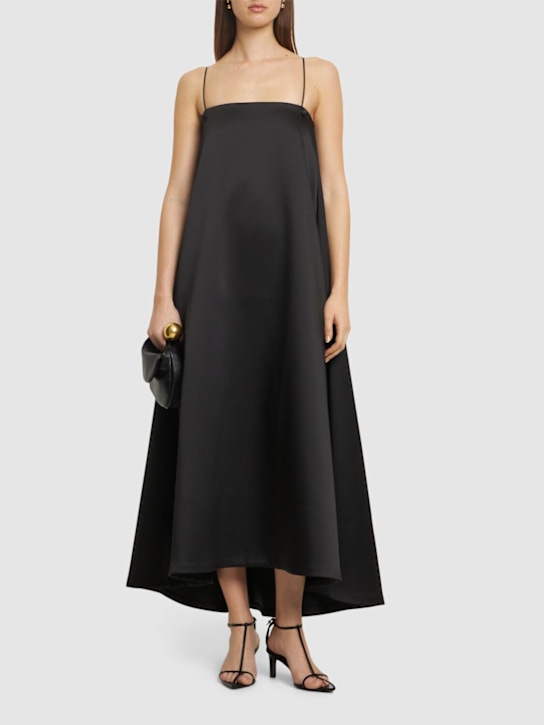 Róhe: Satin long dress - women_1 | Luisa Via Roma