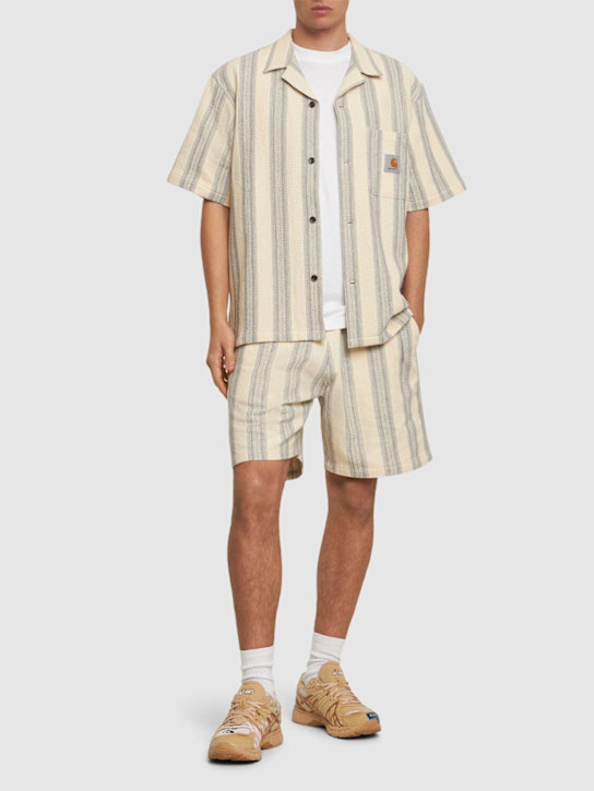 Carhartt WIP: Dosdon waffle shirt - men_1 | Luisa Via Roma