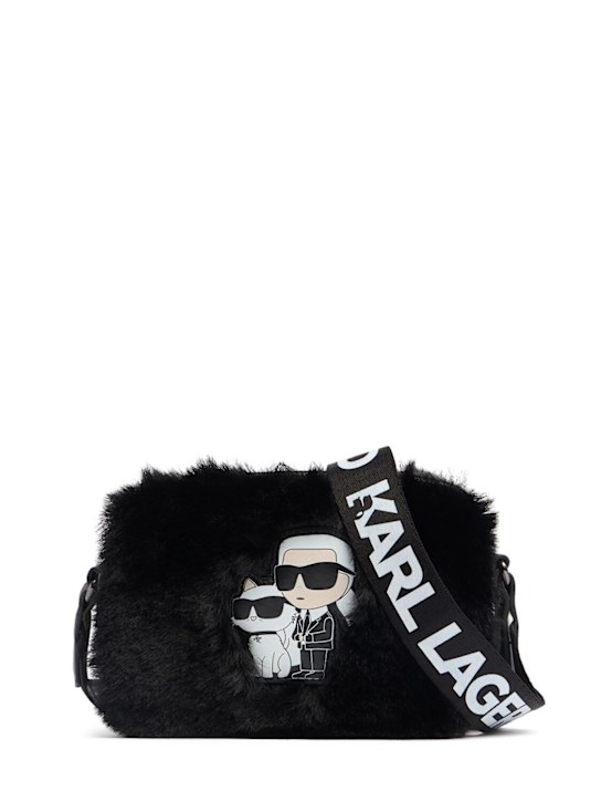 Karl Lagerfeld: 人工ファークロスボディバッグ - kids-girls_0 | Luisa Via Roma