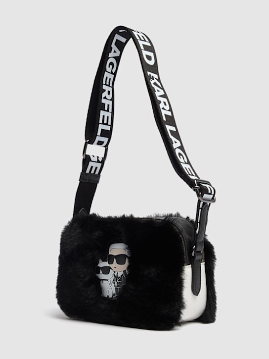 Karl Lagerfeld: 人工ファークロスボディバッグ - kids-girls_1 | Luisa Via Roma