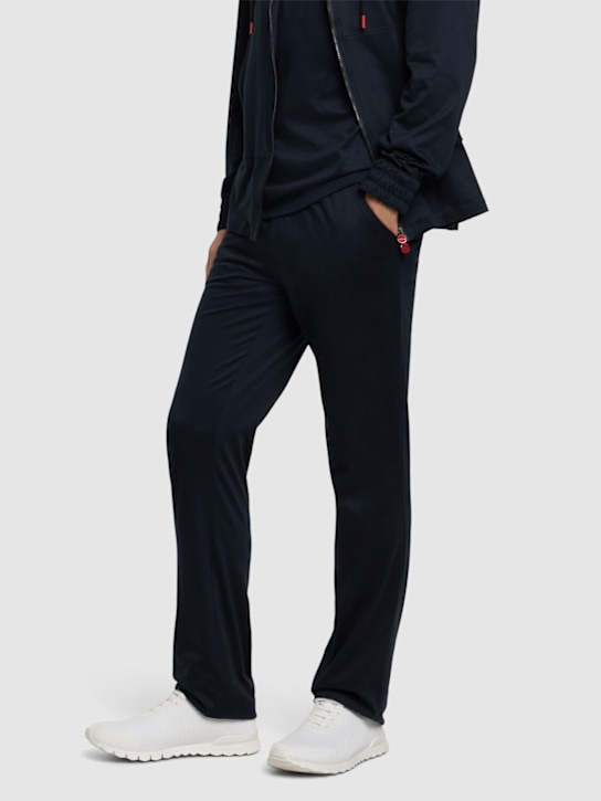 Kiton: Kitted low sneakers - men_1 | Luisa Via Roma