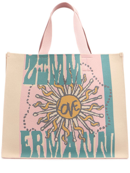 Zimmermann: Large jacquard tote bag - women_0 | Luisa Via Roma