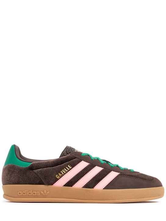 adidas Originals: Gazelle Indoor sneakers - Dark Brown - women_0 | Luisa Via Roma